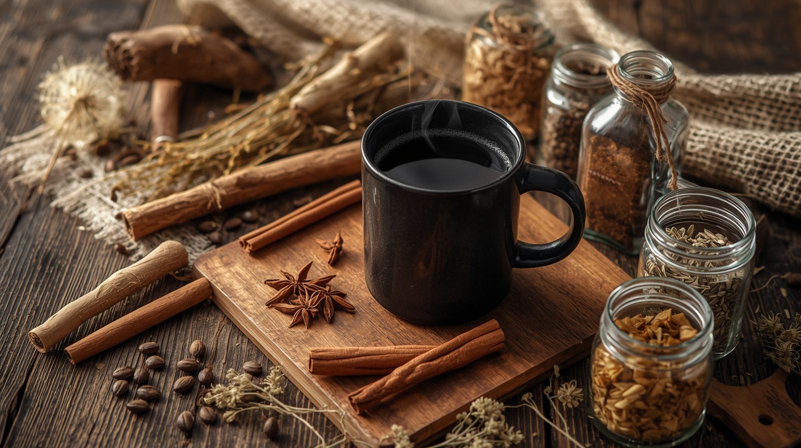 Herbal Coffee Alternatives Ingredient Spread